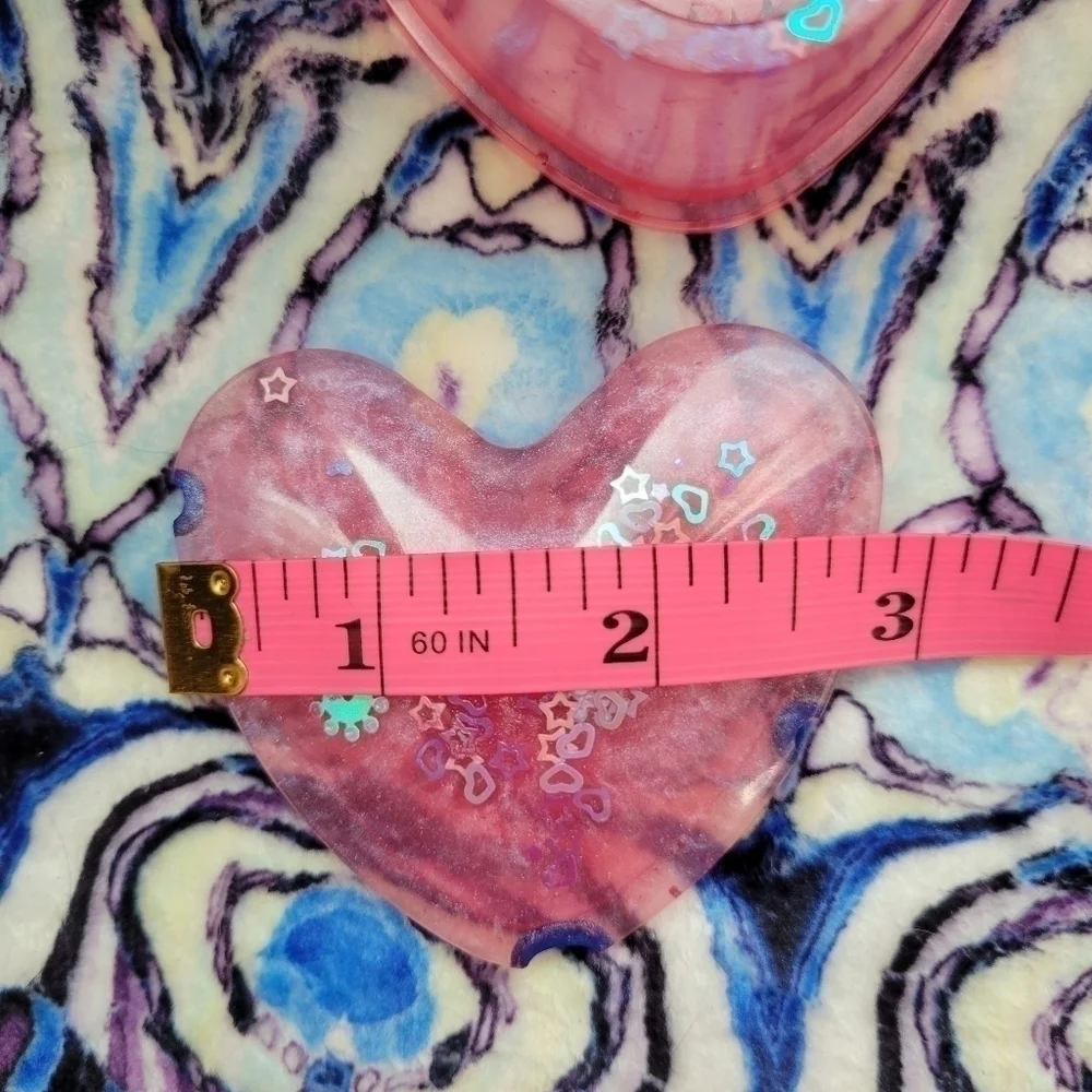 NEW Handmade Resin Pink Trinket Box With A Dasisy And Extras